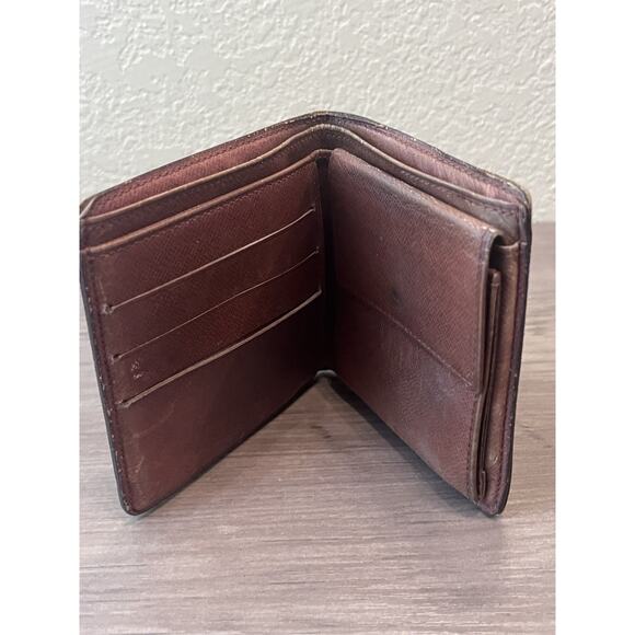 Louis Vuitton Men's Checkered Leather Bifold Wallet LV Monogram - Picture 3 of 8